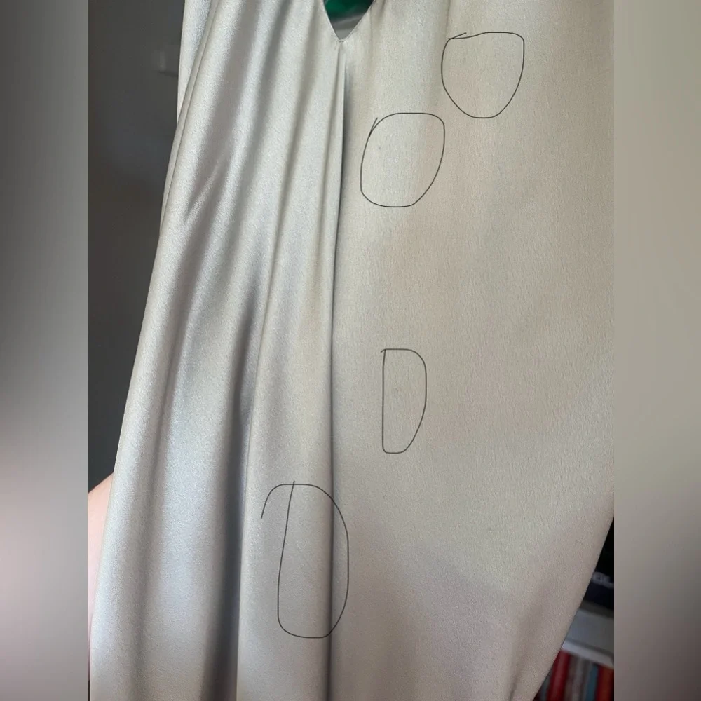 Show Me Your MuMu Jasmine Halter Midi Dress Moss Green Luxe Satin S - Picture 6 of 14